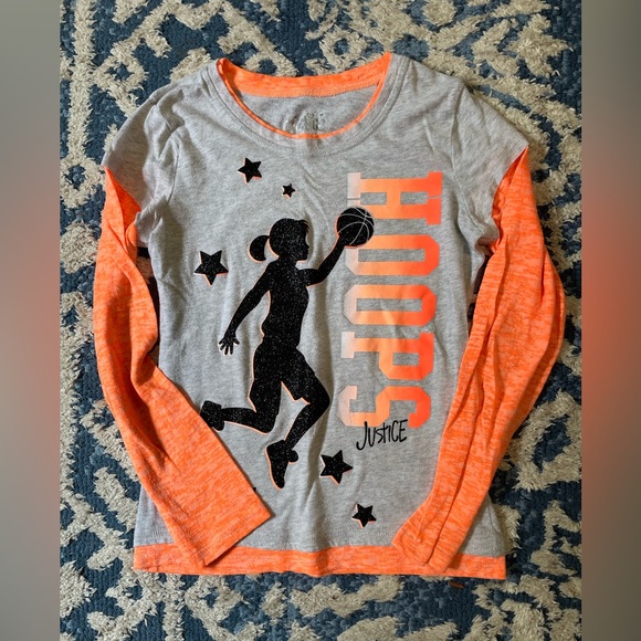 Justice Girl’s long sleeved Tee. - Picture 1 of 3